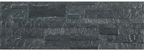 Obklad imitácia kameňa Staus black mate 20,5x61,5 cm