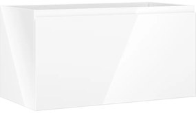 Mexen Orio, kúpeľňová skrinka 90 cm, 1 zásuvka, biela lesklá, 91A10-09047-1-BF00