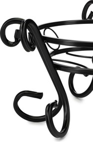 STOJAN NA KVETINÁČ SHANE 21X38 CM ČIERNA