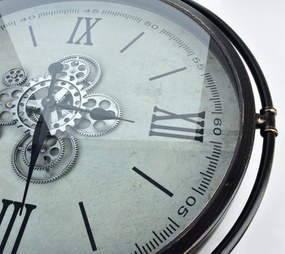 Nástěnné hodiny RAMSEY EXTRAVAGART 80 cm černé/bílé