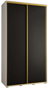 Skriňa 45 Canaris 1 130 biela/čierna/gold