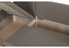 Rozkládací rohová sedací souprava DORIS Béžová