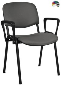 Konferenčná rokovacia stolička ISO čalúnenie MEDITAP koženka