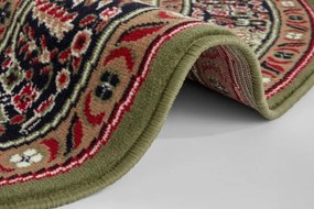 Koberec Mirkan Skazar Isfahan zelený kruh