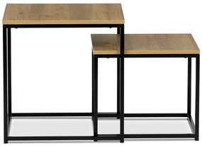Sada odkladacích stolkov, divoký dub, 2 ks