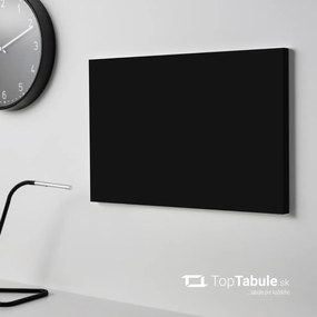 Toptabule.sk BRTC Bezrámová magnetická tabuľa ČIERNA 100x40-cm