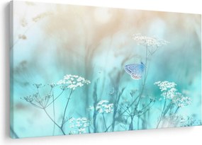 Obraz - Motýlik v modrom (90x60 cm)