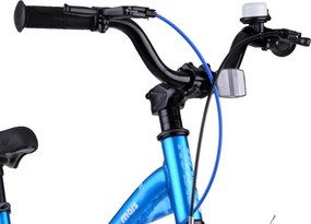 RoyalBaby Detský bicykel 16 palcov Mars, ľahký hliníkový – moderný RB16-26 modrý