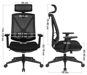 Kancelárska stolička OBN61BKV1