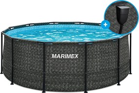Marimex | Bazén Marimex Florida 3,66x1,22 m so zabudovaným skimmerom - motív RATAN | 10340320