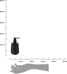 Dávkovač mydla Morgan, čierna, 350 ml