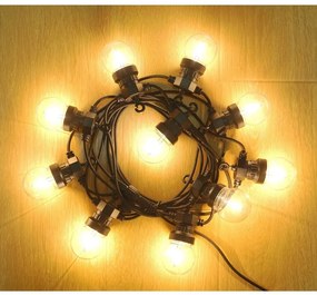 Retlux RGL 115 Party reťaz so žiarovkami, 10x LED žltá​, 5+3 m