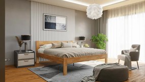 Posteľ Mystic 140x200 cm, jelša