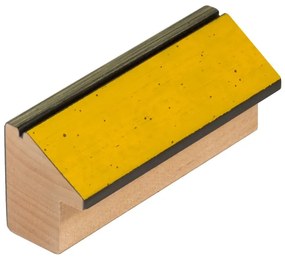 DANTIK rám na obraz 29,7x42 | INCLINATA colori žlutá (Plexi Čiré)