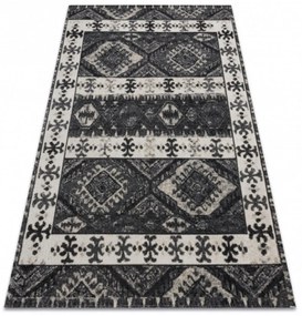 Kusový koberec Umberto sivočierný 200x290cm