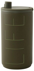 DESIGN LETTERS Termo hrnček Life Olive Green 350 ml