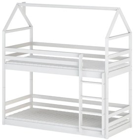 Posteľ Domček Axel 80x160 biela