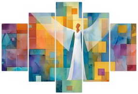 Obraz - Geometrický anjel (150x105 cm)