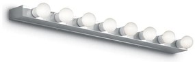 Ideal Lux - Nástenné svietidlo PRIVE 8xE14/40W/230V lesklý chróm