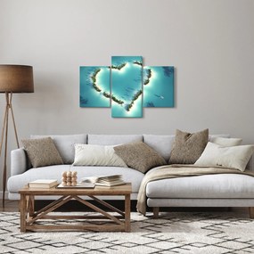 Obraz - Ostrovy srdce (90x60 cm)