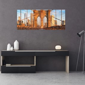 Obraz - Brooklynský most (120x50 cm)