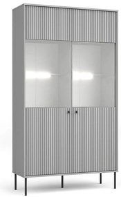Vitrína Iris 2D 01B sivý