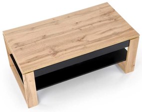 Konferenčný stolík Osiris, dub artisan / čierna
