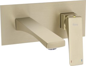 Rea Joe, podomietková umývadlová batéria + BOX, zlatá matná, REA-B3620