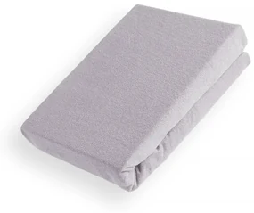 Froté napínacie prestieradlo na extra vysoký matrac FR-028 Svetlo sivé 140 x 200 - výška 40 cm