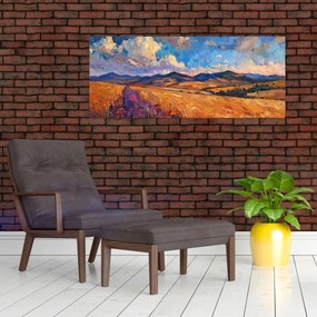 Obraz - Olejomaľba krajiny (120x50 cm)