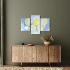 Obraz citróna v ľade (90x60 cm)