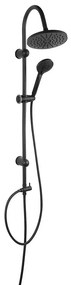 Sprchovacia sada s dažďovou sprchou Rondo Black