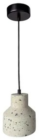 Luster na lanku TERRAZZO 1xE27/60W/230V pr. 12 cm krémová