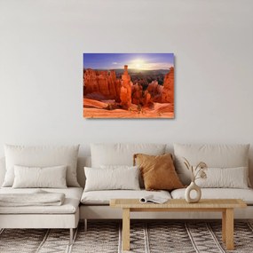 Sklenený obraz - Národný park Utah (70x50 cm)