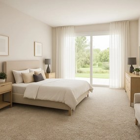 Metrážny koberec Bali 071, na mieru, šíře 4m, béžová, filc, detská izba