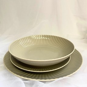 LUBIANA Daisy beige tanierová súprava, 18 ks