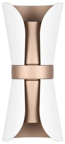 Nástenné svietidlo v bielo-bronzovej farbe Coat – Trio