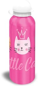 EUROSWAN ALU fľaša Mačičky ružová  Hliník, Plast, 500 ml