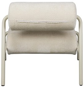 Krémové kreslo Lekima – Zuiver