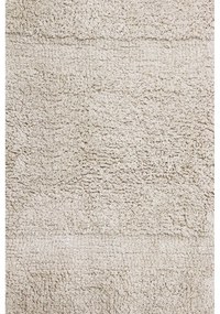 Krémový prateľný ručne tkaný bavlnený koberec 120x160 cm Bloom Natural – Lorena Canals