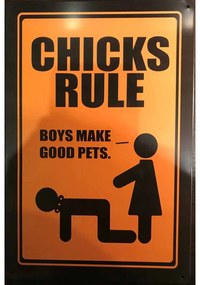 Ceduľa Chicks Rule