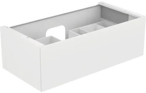 Kúpeľňová skrinka pod umývadlo KEUCO Edition 11 lesklá biela 105 x 35 x 53,5 cm 31351300000