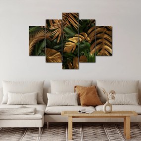 Obraz - Zlaté listy (150x105 cm)