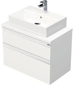Kúpeľňová skrinka s umývadlem Intedoor BRAVE biela 80 x 74,6 x 46 cm