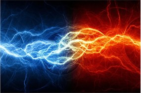 Obraz elektrického napätia (90x60 cm)