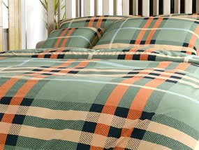 Obliečky z mikrovlákna PLAIDORY zelené Rozmer obliečky: 2 ks 70 x 90 cm | 200 x 220 cm