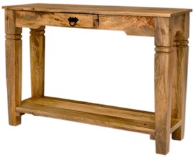 furniture-nabytek.cz - Konzolový stolík drevo 110x76x35 z masívu mango