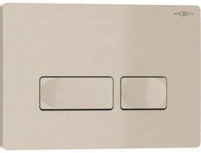 Mexen Tex 04, splachovacie tlačidlo, béžová, 6104-07