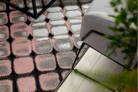 Koberec INTERO REFLEX 3D Kratka ružový