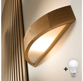 Brilagi - LED Nástenné svietidlo CARVALHO 1xE27/60W/230V dub BG0735